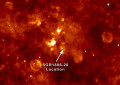中子星爆發橫越銀河系 (Neutron star’s burst across the Milky Way)
