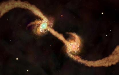 暗物質協助超級黑洞的成長