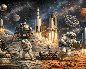 「載人航天大奧秘」專題講座系列： 太空旅人的過去、現在與未來